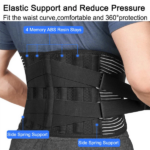 Adjustable Lower Back Brace Lumbar Support Waist Belt For Men Women Pain Relief Waist Belt (US Logistics only For USPS.TK/TMEU only For self-pickup) - Image 10