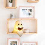 Cute Ghost Reading Book Lamp Halloween Gifts Light Up Ghost Statue Night Light Ghost Warm Lighted Indoor Figurine House Mantel Decor for Home Party Bedroom Shelf Table (6 inch) - Image 2