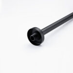 Shower Arm, Extra Fixed Arm with Flange, Stainless Steel Wall-Mounted ShowerHead Arm (16.5 Inch, Matte Black) - Image 5