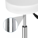 Round Stool Ha Ha Feet Rotation Bar Stool White - Image 7