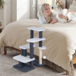 2-in-1 Cat Stairs & Tree with Sisal Scratching Post, 4 Levels Pet Steps for Elderly Cats & Short-Legged Dogs - Image 10