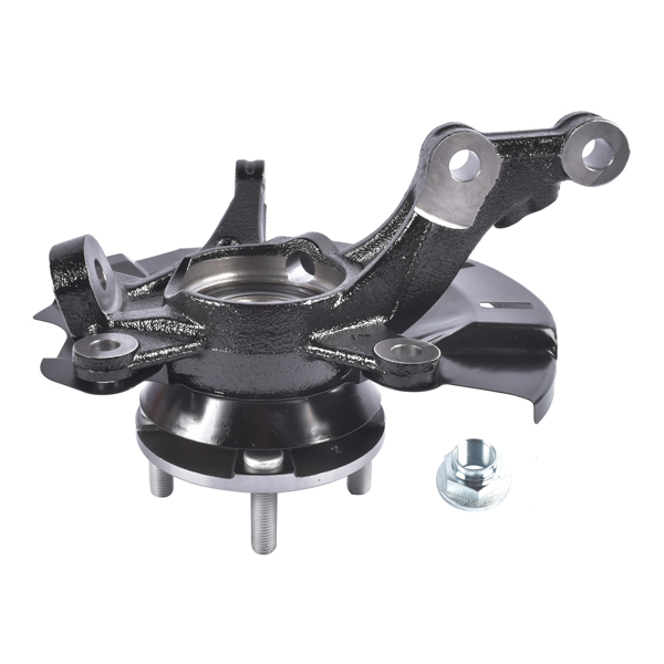 Front Left Steering Knuckle Assembly Steel Fits for Hyundai Accent Dodge Attitude 2014-2017