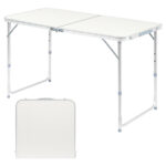 120 x 60 x 70 4Ft Portable Multipurpose Folding Table White - Image 35