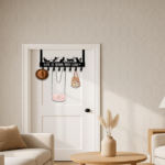 CIFbuy Whimsical Over-The-Door Cat Organizer: 8 Multi-Purpose Hooks for Wall or Door, Playful Yet Functional Home Storage, Key Hooks for Entryway, Bed(TikTok/temu self-pickup orders) - Image 4
