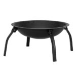 22" Four - legged Folding Iron Brazier Wood Burning Fire Pit Decoration for Backyard Poolside - Image 17