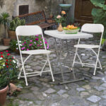Replace 59374361 76*50*70.5cm Liftable Garden Plastic Table White - Image 25