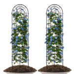 2 Pack 16" x 61" Rustproof Iron Garden Trellis - Image 16