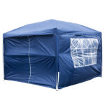 3 x 3m Two Doors & Two Windows Practical Waterproof Right-Angle Folding Tent Blue - Image 62