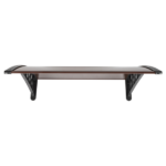Same Code 70596693 100 x 96cm Household Application Door & Window Rain Cover Eaves Brown Board & Black Holder - Image 4