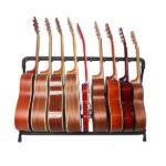 Replace 41161132 9-Slot Guitar Holder Rack Stand Black - Image 14