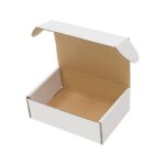 50 Corrugated Paper Boxes 6x4x2 "(15.2 * 10 * 5cm) White Outside and Yellow Inside - Image 7