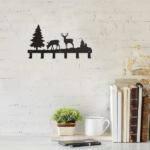 CIFbuy Exquisitely Designed Metal Elk Key Hooks: Wall-mounted, Multi-functional Hooks Ideal for Hanging Clothes, Bags, and Keys. Elevate Your Room's Aestheti(TikTok/temu self-pickup orders) - Image 12