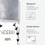 CIFbuy 1pc Wrought Iron Wall Art HOERA! Een Meisje Dutch Baby Girl Metal Sign, 8x12in Heart Motif Plaque For Nursery Decor TikTok, TikTok, Self-pickup Logiopics - Image 6