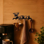 CIFbuy Bohemian Deer Key Holder Wall Organizer 5 Hook Entryway Decor Holiday Gift(TikTok, temu pick-up service) - Image 6