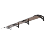 Same Code 04553002 HT-300 x 100 Household Application Door & Window Rain Cover Eaves Brown Board & Black Holder - Image 14