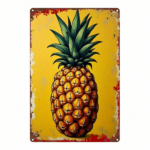 CIFbuy Vintage Pineapple Metal Sign 8x12 Inch, Rustic Waterproof" Wall Plaque, Sign For Living Room Game Room Kids RustiikTok, RustiikTok, t Self-pickup Logiopics - Image 8