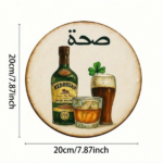 CIFbuy Vintage Irish Pub Round Metal Sign 8x12 Inch Rustic Irish Whiskey Tin Plaque Retro Wall Art Bar Home Decor TikTok, TikTok, r Self-pickup Logiopics - Image 6