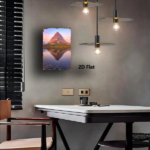 CIFbuy Mountain Lake Reflection Metal Sign, 8x12 Inch Decorative Wall Art, Durable Metal Plaque Painting For Bedroom Kitchen Home Decor TikTok, TikTok, Self-pickup Logiopics - Image 4