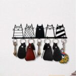 CIFbuy Top - Notch Cute Cat Decorative Hook. The 7 - Hooks Key Hook Rack That Transforms into a High - Quality Modern Wall - Mounted Coat Rack.Wall Sculptures.(TikTok/temu self-pickup orders) - Image 15