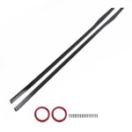Side Skirts fit for Benz C-Class W205 C205 A205 W204 S204 2015-21 Black ABS Plastic - Image 6