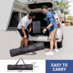 3 x 3m Two Doors & Two Windows Practical Waterproof Right-Angle Folding Tent Blue - Image 8