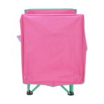 Kids Canopy Chair with Safety Lock (125 lb. Capacity), Pink/Green - Image 4