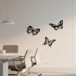CIFbuy™ Graceful Insect Metal Wall Accents 3 pcs Featuring Black Dragonfly Hummingbird Butterfly Designs Delicate Hanging Wall Decoration for Gardens (TikTok/temu self-pickup orders) - Image 6