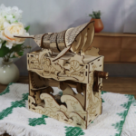 3d wooden puzzle Hand Whale music box Handmade Assembly Model kit Holidays birthdays Christmas gifts - Image 7