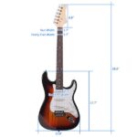 Rosewood Fingerboard Electric Guitar Sunset Color - Image 16