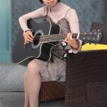 [Do Not Sell on Amazon] GT502 41-Inch Notch Spruce Panel Matte Edging Folk Guitar Bag Shield Wrench Black - Image 15