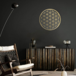 CIFbuy Integrated Lotus Aluminum Wall Art Floral Home Decor for Living Room Bedroom above Sofa Wall Decorations (TikTok, temu pick-up service) - Image 3
