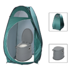 Portable Outdoor Pop-up Toilet Dressing Fitting Room Privacy Shelter Tent Army Green - Image 10