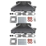 2*Exhaust Manifold w/gaskets bolts Replacement for Mercruiser GM 4.3 2002-UP Dry Joint Riser - Image 5