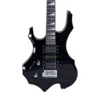 [Do Not Sell on Amazon] Flame Left Hand Electric Guitar HSH Pickup Shaped Electric Guitar Pack Strap Picks Shake Cable Wrench Tool Black - Image 10