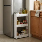 Bathroom Storage Cabinet,67.51" Tall Narrow Freestanding Cabinet Storage Tower with 2 Door for Small Spaces,Bathroom,White - Image 22