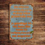 CIFbuy Vintage German Quote 2D Flat Metal Sign 8x12 Inch Rustic German Phrase Wall Art Retro Easy Hang Iron Wall Mount Decor Sign TikTok, TikTok, n Self-pickup Logiopics - Image 6