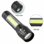 10Pcs Mini Zoomable LED Flashlight USB RechargeableCamping Hiking Flashlight Work light (US Logistics For USPS/DHL/Fedex/UPS. No designated logistics accepted TK/TMEU only For self-pickup - Image 3