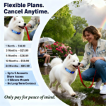 GPS Pet Tracker for Dogs Cats Built-in IoT Sim WiFi Tracking Unlimited Distance QR Code Anti-Lost Locator, Subscription Required - Image 6