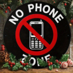 CIFbuy Vintage No Phone Zone Round Metal Sign,7.87"*7.87" 2D Flat Iron Tinplate Wall Art,Minimalist Black Red Pre-Drilled Holes 1Pcs Ru TikTok, TikTok, s Ru Self-pickup Logiopics - Image 7