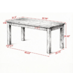 Dining Table(Only dining table) - Image 3