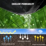 Weed Barrier 6ft x 300ft Landscape Fabric 2.4oz Woven Ground Cover Heavy Duty PP Geotextile Fabric Weed Control Fabric for Commercial Greenhouse, Garden Barrier Cloth Black (Shipment from Walmart) - Image 5