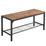 Dining Table Set for 4, Kitchen Table with 2 Chairs and a Bench, 4 Piece Kitchen Table Set for Small Space, Home Kitchen Bar Pub Apartment, Rustic Brown - Image 11