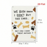 CIFbuy I Know You Don't Buy Cards Vintage Metal Sign, Retro 2D Flat Printed Iron Wall Art, Waterproof Durable Hanging Plaque Decor For TikTok, TikTok, n Wall Art Self-pickup Logiopics