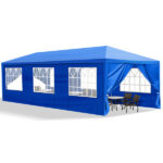 Same Code 50466833 10'x30' Outdoor Party Tent with 8 Removable Sidewalls, Waterproof Canopy Patio Wedding Gazebo, Blue - Image 19
