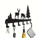 CIFbuy Exquisitely Designed Metal Elk Key Hooks: Wall-mounted, Multi-functional Hooks Ideal for Hanging Clothes, Bags, and Keys. Elevate Your Room's Aestheti(TikTok/temu self-pickup orders) - Image 9