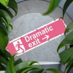 CIFbuy Vintage Dramatic Entrance Aluminum Sign Rustic Wall Art Decor For Home Bar Cafe Garage Easy To Install (TikTok, temu pick-up service) - Image 7