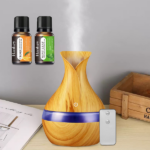 Remote Control Humidifier and Diffuser, 300ml Ultra Quiet with Auto Shut-Off, 7 Color Night Light for Bedroom & Office Gift for Sleep Relaxation