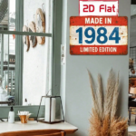 CIFbuy 1pc 1984 Limited Edition Retro Iron Metal Wall Sign" Sign, Vintage Rustproof UV Resistant Plaque, Resistant Plaque, 2D Flat Unframed Decor 7.87x11.81in Metal WalikTok, Metal WalikTok, t Self-pickup Logiopics - Image 7