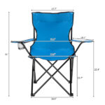 Small Camp Chair 80x50x50 Blue - Image 11