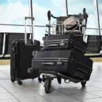 PP Trolley Case 20in 24in 28in 3PCS Suitcase Set Black - Image 17